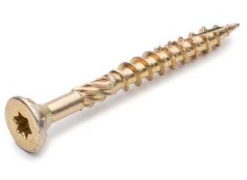 Саморез по дереву конструкционный потайной, TORX, желтый цинк 4,5*70